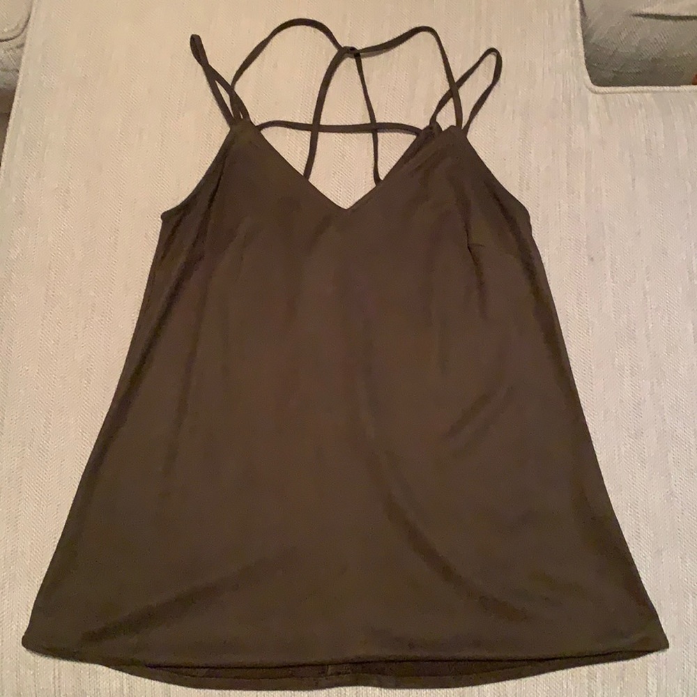 Green Suede Top